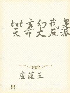 txt玄幻我是天命大反派下载