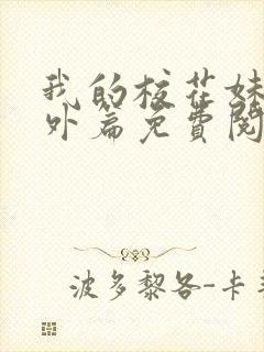 我的校花妹妹番外篇免费阅读封面