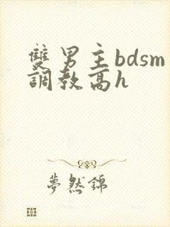 双男主bdsm调教高h
