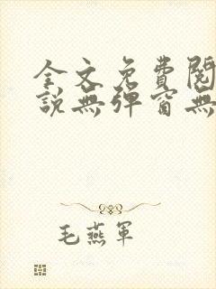 全文免费阅读小说无弹窗无删减封面