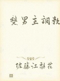 双男主调教重口封面