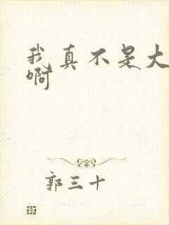 我真不是大反派啊封面