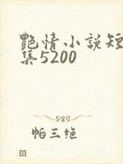艳情小说短篇合集5200