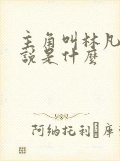 主角叫林凡的小说是什么