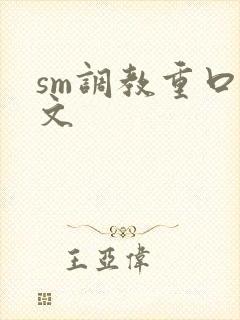 sm调教重口h文