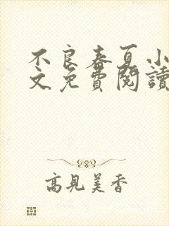 不良春夏小说全文免费阅读最新章节