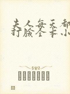 夫人每天都在线打脸全本小说阅读封面