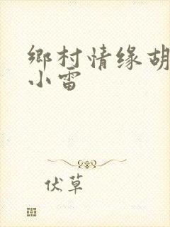 乡村情缘胡秀英小雷