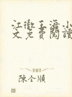 江彻王海小说全文免费阅读