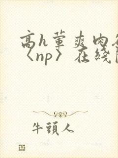 高h荤爽肉欲文〈np〉在线阅读