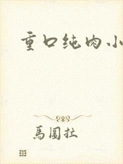 重口纯肉小说封面