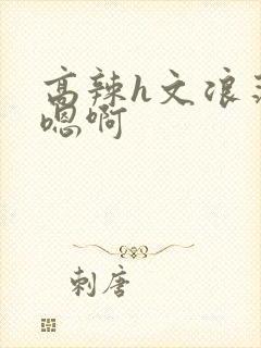 高辣h文浪荡嗯嗯啊封面