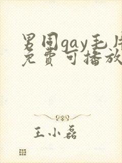 男同gay毛片免费可播放封面