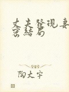 丈夫发现妻子秘密结局封面