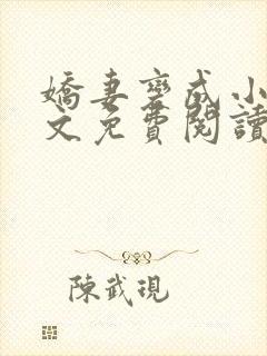 娇妻变成小妈全文免费阅读最新章节