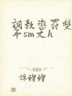 调教惩罚双性少年sm文h