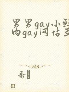男男gay小鲜肉gay网站亚洲封面