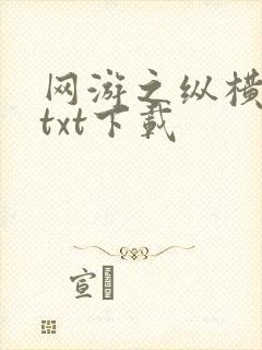 网游之纵横天下txt下载封面