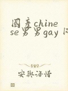国产chinese男男gay 网站