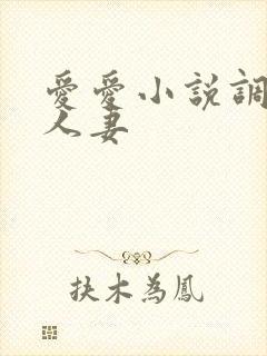 爱爱小说调教日人妻