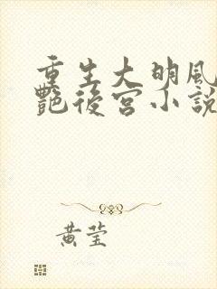 重生大明风流猎艳后宫小说封面