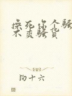 操死你个骚货爽不爽骚货