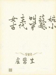 女主叫苏婉玉的古代穿越小说