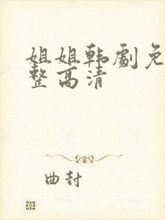 姐姐韩剧免费完整高清