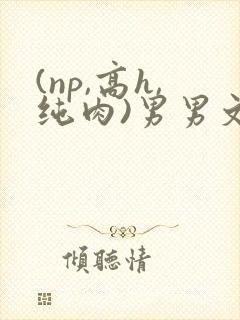 (np,高h,纯肉)男男文