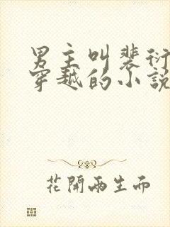 男主叫裴衍女主穿越的小说封面