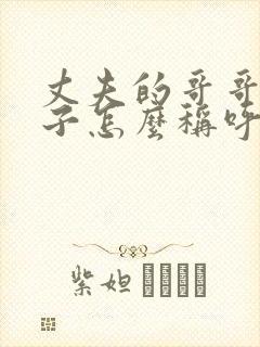 丈夫的哥哥的儿子怎么称呼