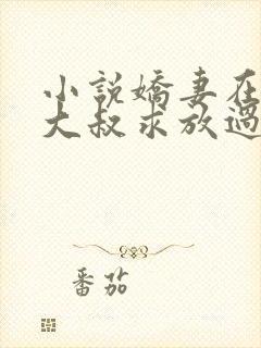 小说娇妻在上,大叔求放过封面