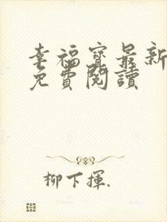 幸福宝最新章节免费阅读封面