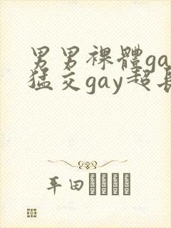 男男裸体gay猛交gay超长视频