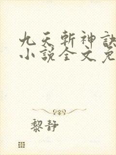 九天斩神诀林辰小说全文免费阅读