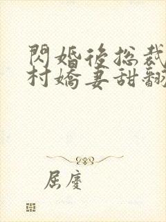 闪婚后总裁的农村娇妻甜翻了电视剧