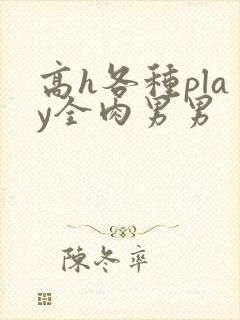 高h各种play全肉男男