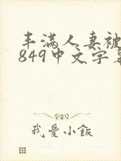 丰满人妻被黑人849中文字幕