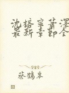 沈榕宁萧泽小说最新章节全文阅读