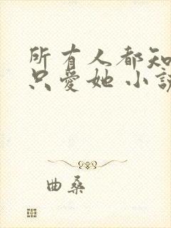 所有人都知道你只爱她 小说