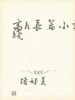 高h长篇小说在线封面