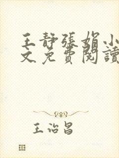 王静张娟小说全文免费阅读