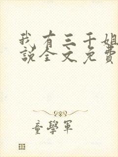 我有三千姐姐小说全文免费阅读