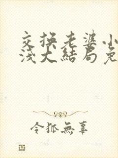 交换老婆小说林浅大结局免费阅读