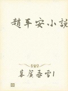 赵平安小说主角