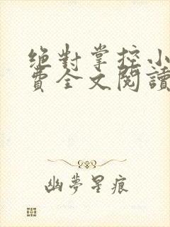 绝对掌控小说免费全文阅读笔趣阁