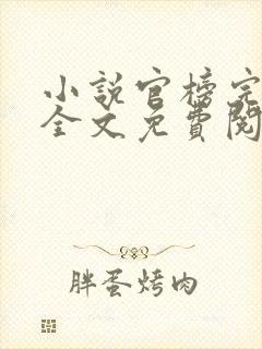 小说官榜完整版全文免费阅读封面