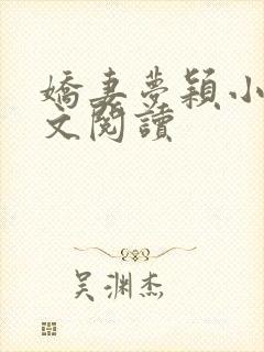 娇妻梦颖小说全文阅读封面