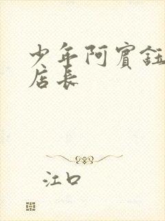 少年阿宾钰慧和店长封面