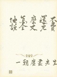 他怎么还不逃小说全文免费阅读封面